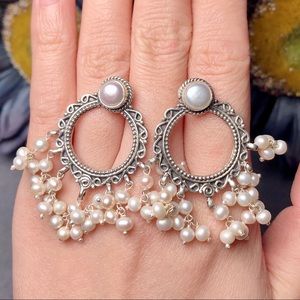 ‼️Clearance‼️Sterling silver pearl earring